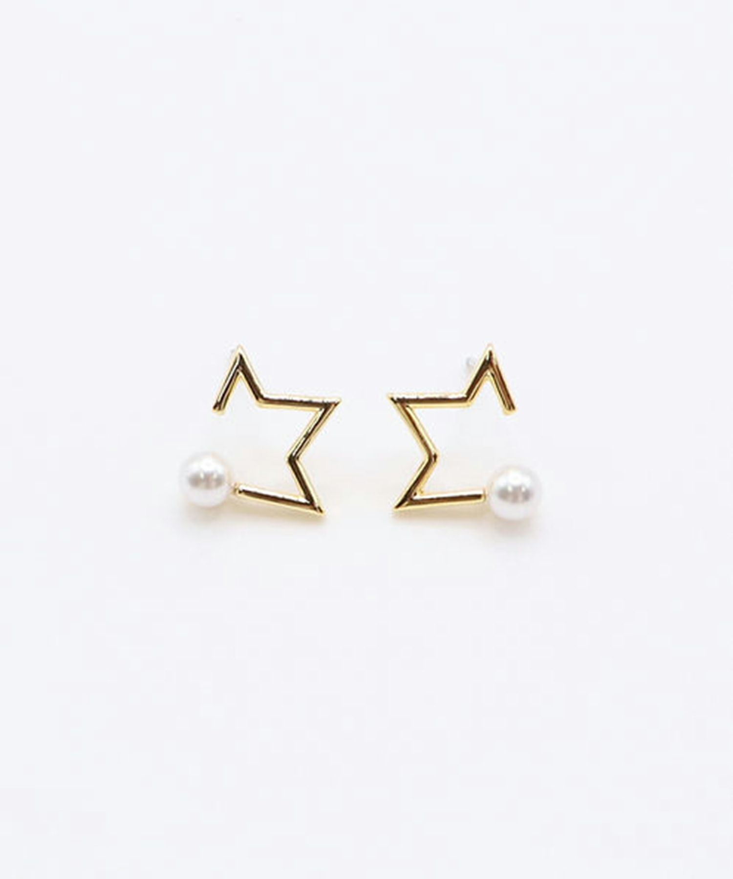 スターパールチタンポストピアス