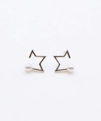 スターパールチタンポストピアス