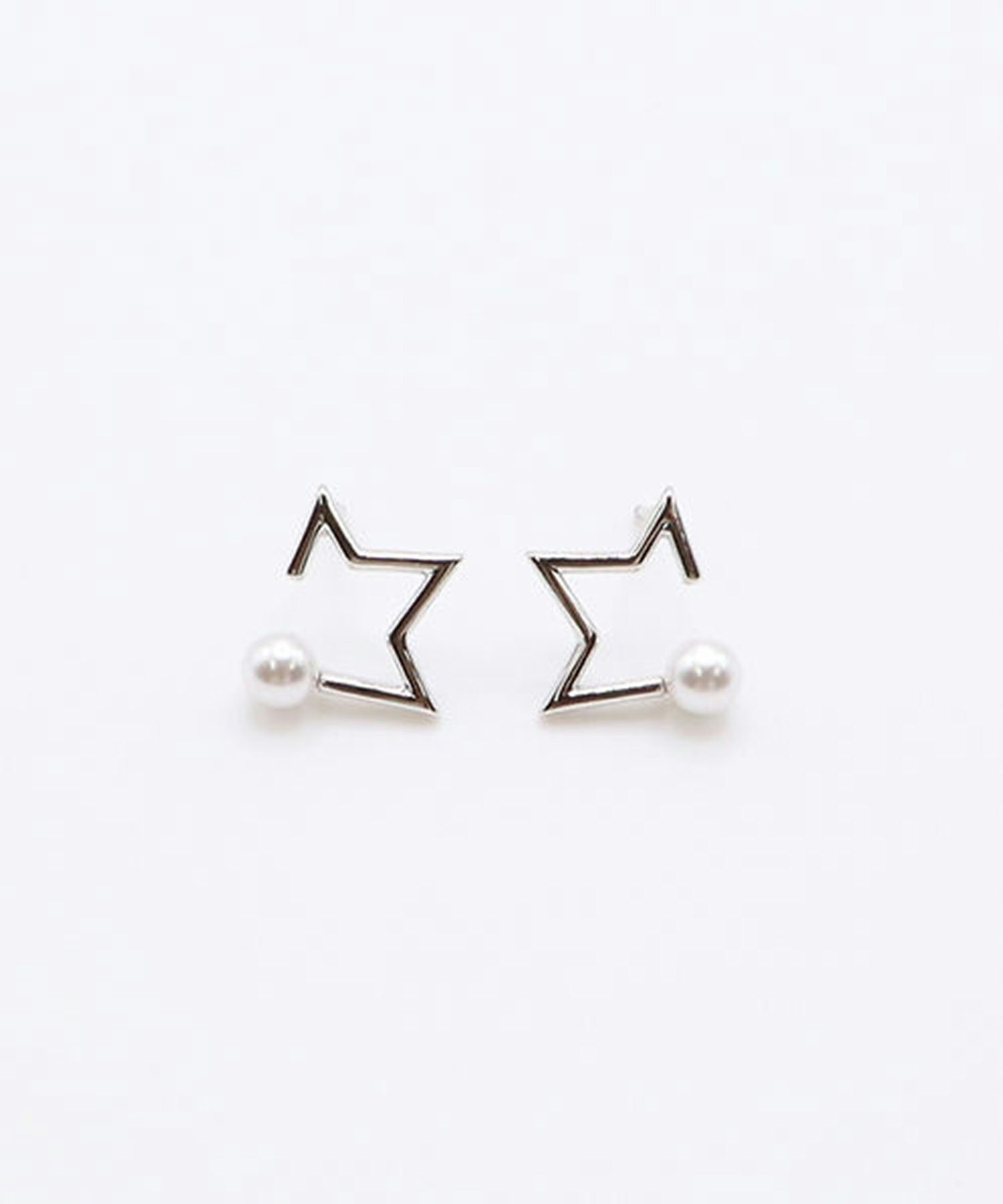 スターパールチタンポストピアス