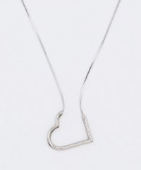 ハートサージカルステンレスネックレス