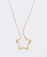 スターパールサージカルステンレスネックレス