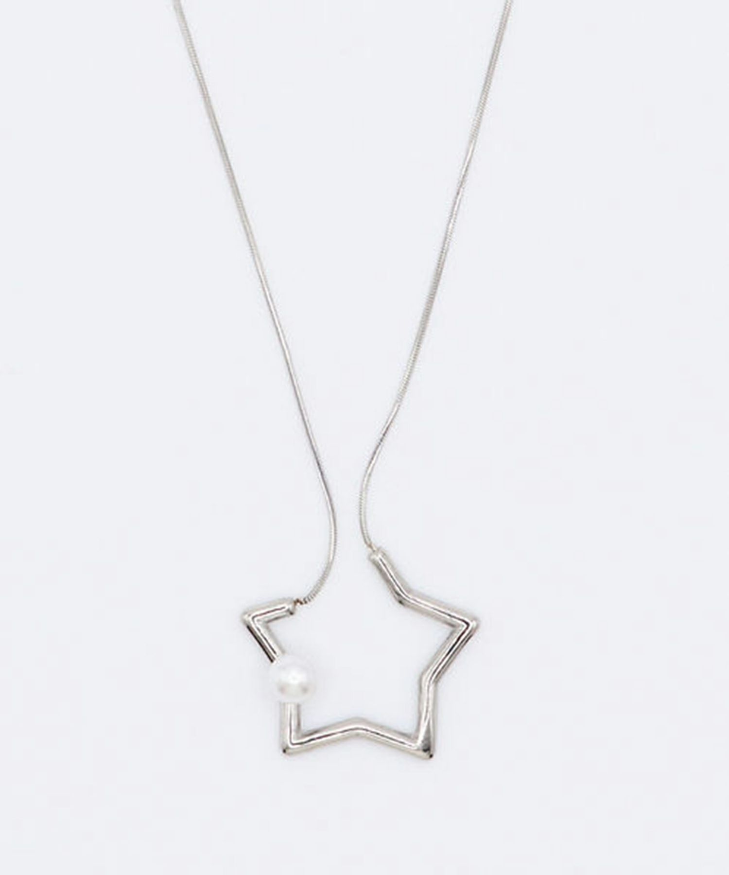 スターパールサージカルステンレスネックレス