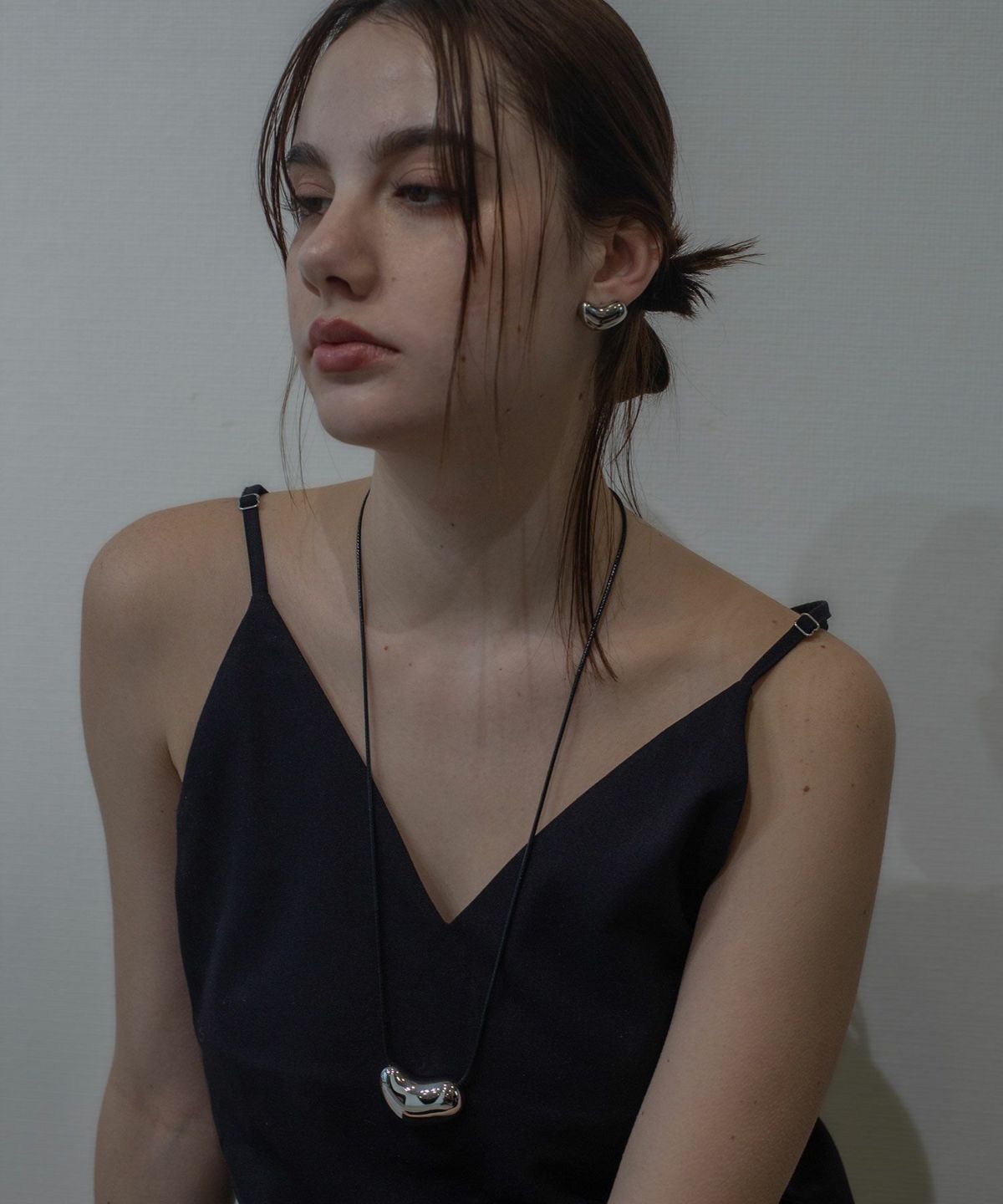 ハートチャビーチタンポストピアス【MUK lucenzio】