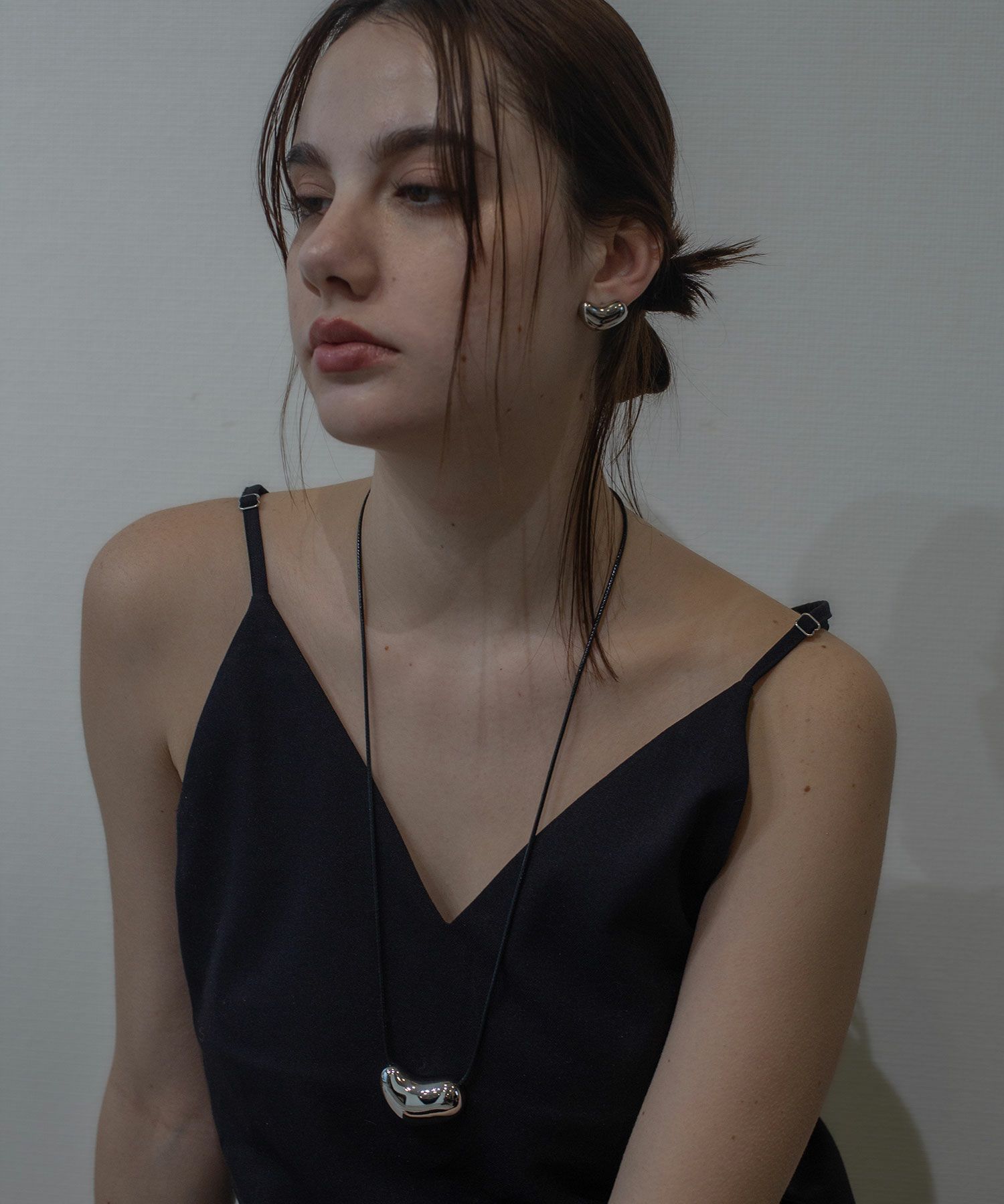 ハートチャビーチタンポストピアス【MUK lucenzio】