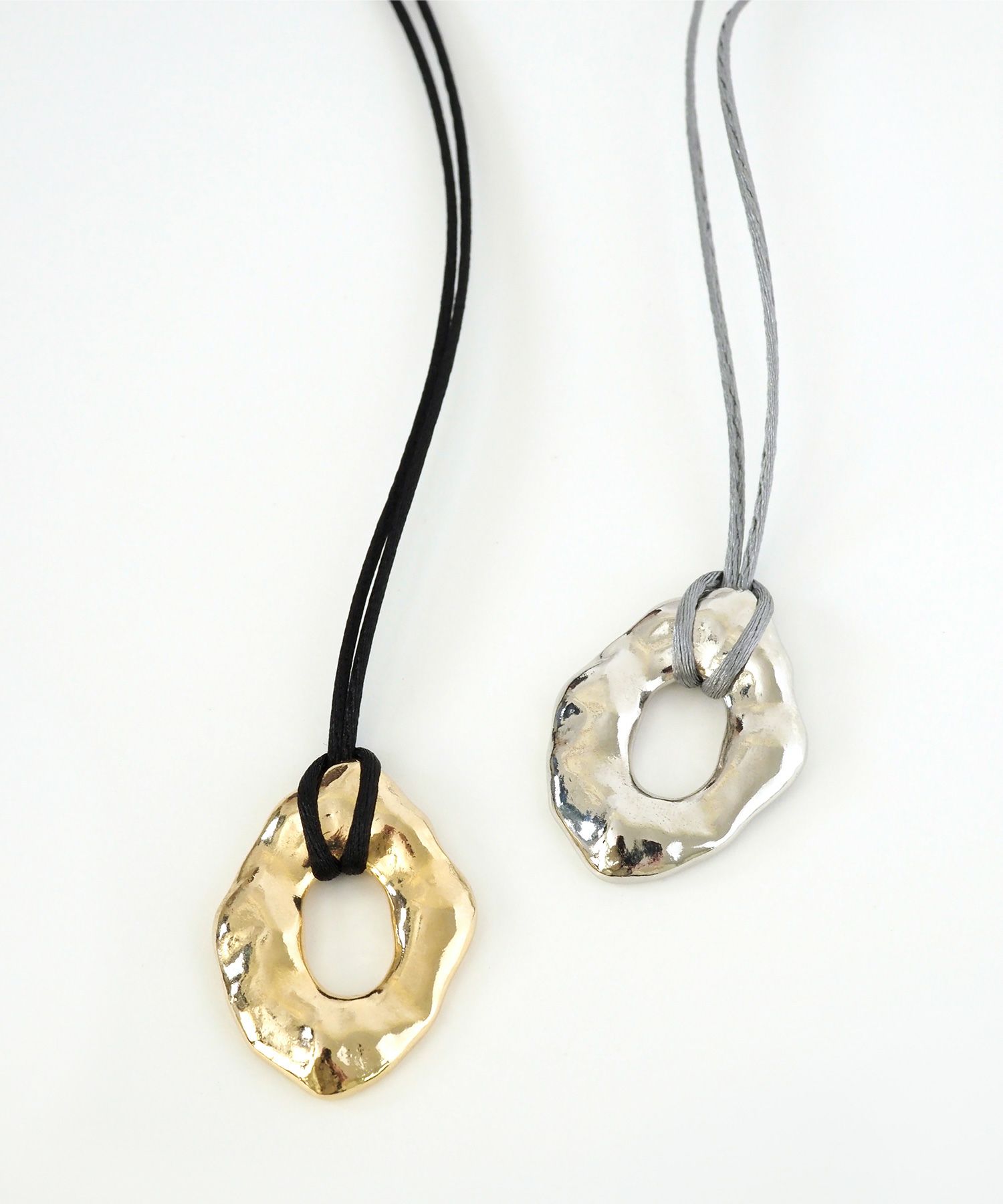 ニュアンスオーバルコードネックレス【MUK lucenzio】