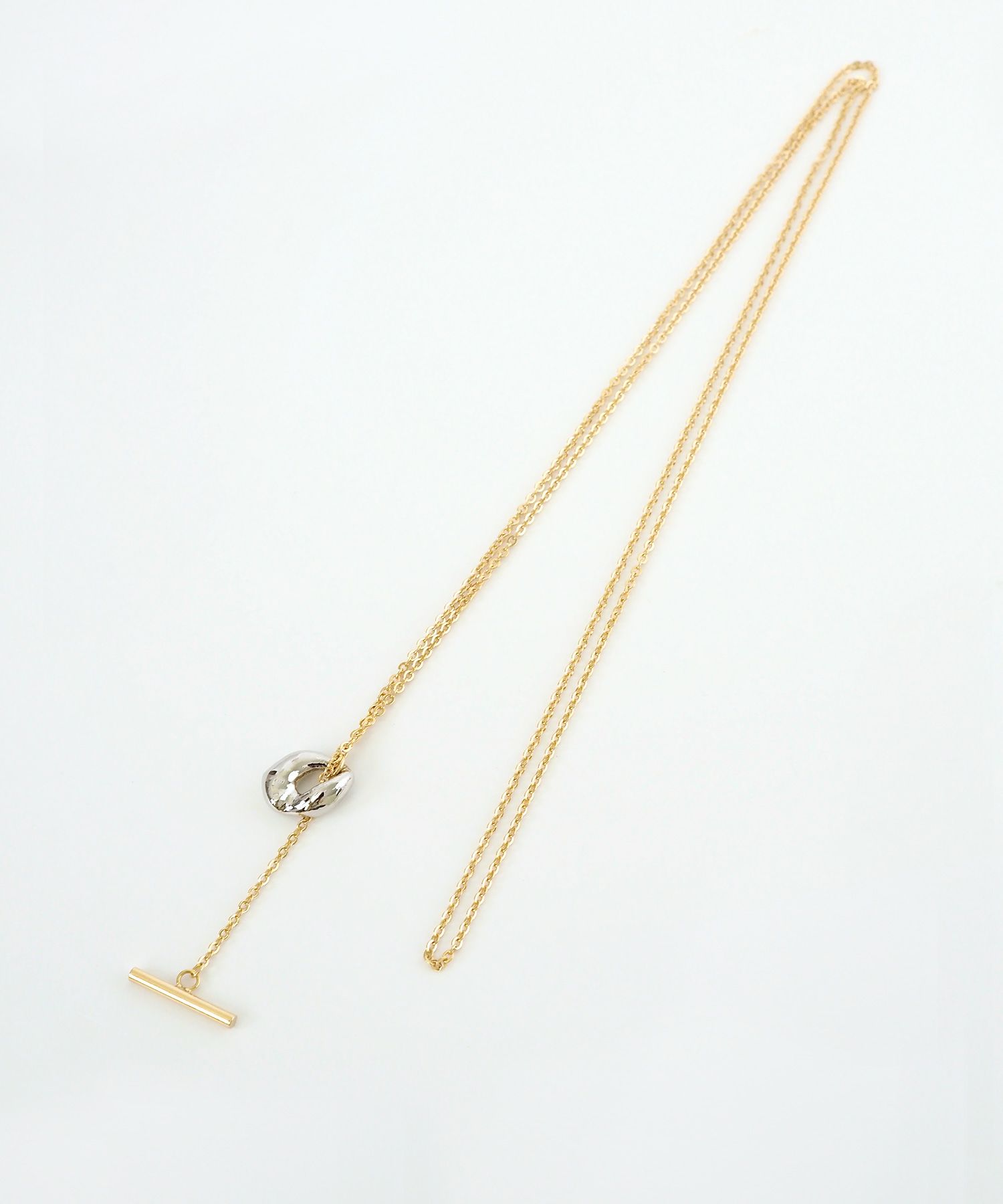 ニュアンスオーバルチェーンネックレス【MUK lucenzio】