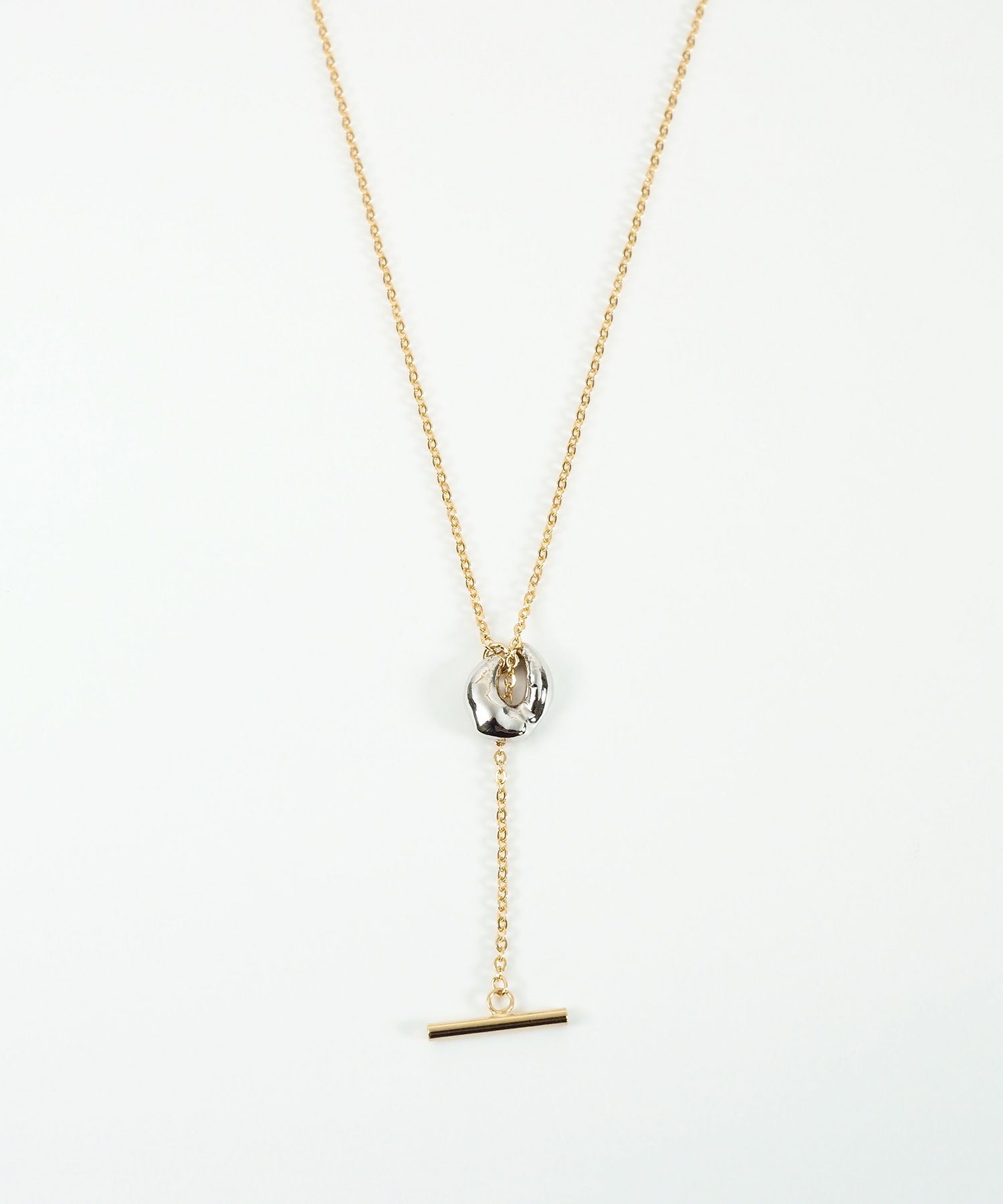 ニュアンスオーバルチェーンネックレス【MUK lucenzio】