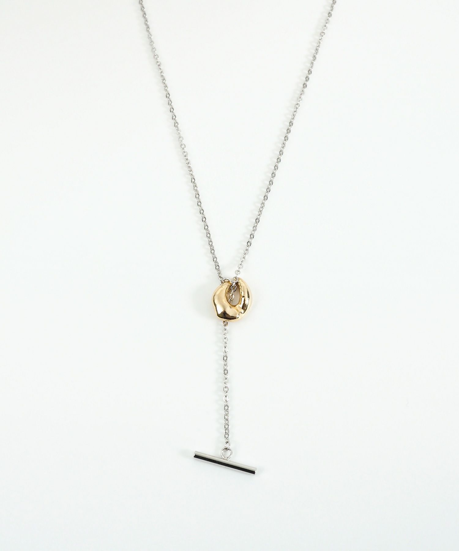 ニュアンスオーバルチェーンネックレス【MUK lucenzio】