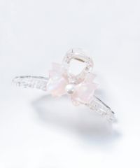 マーブルリボンクリアバンスクリップ