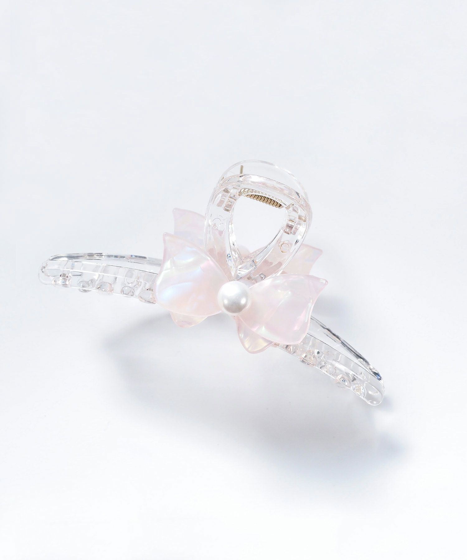 マーブルリボンクリアバンスクリップ