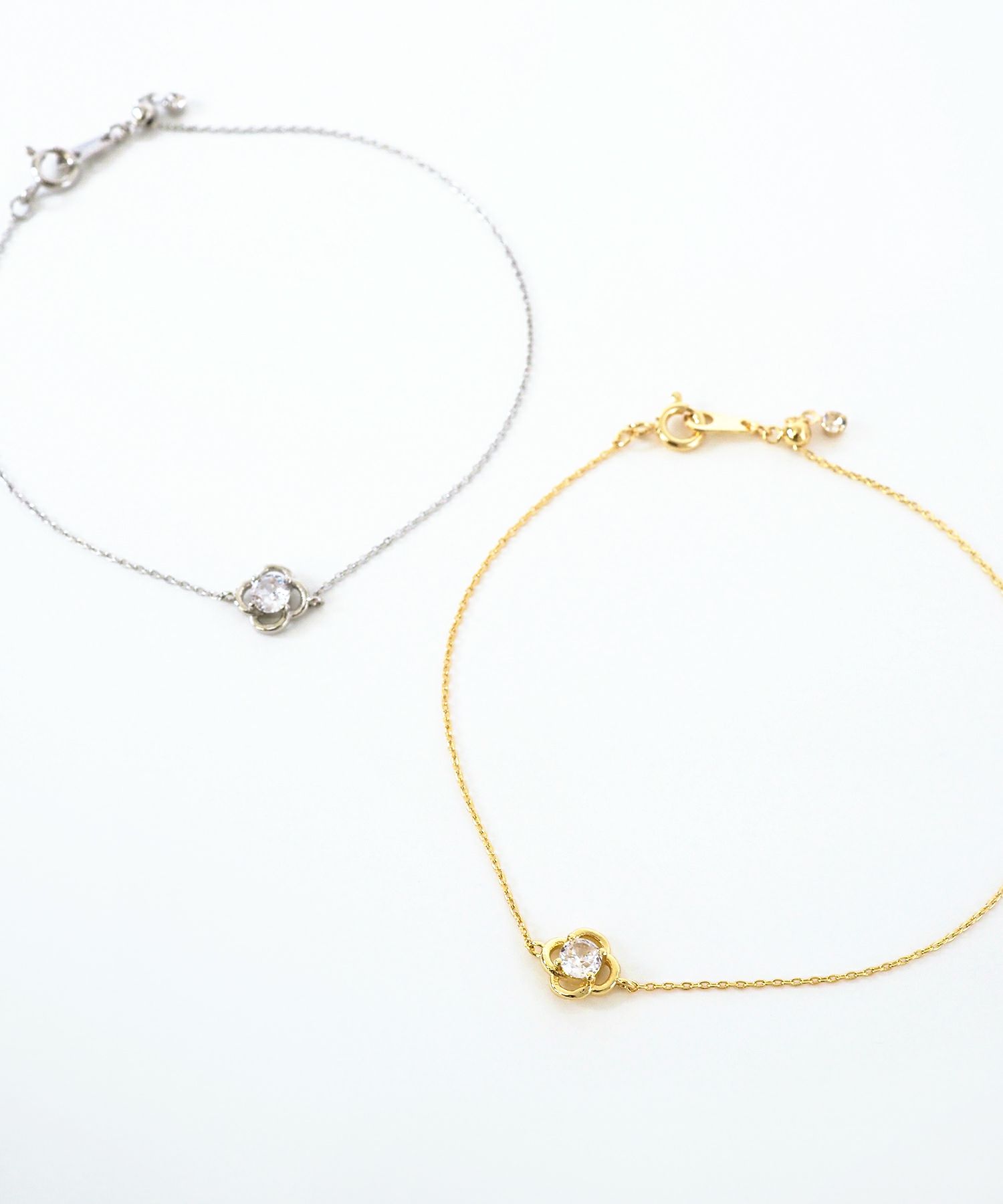 フラワーストーンブレスレット【MUK】