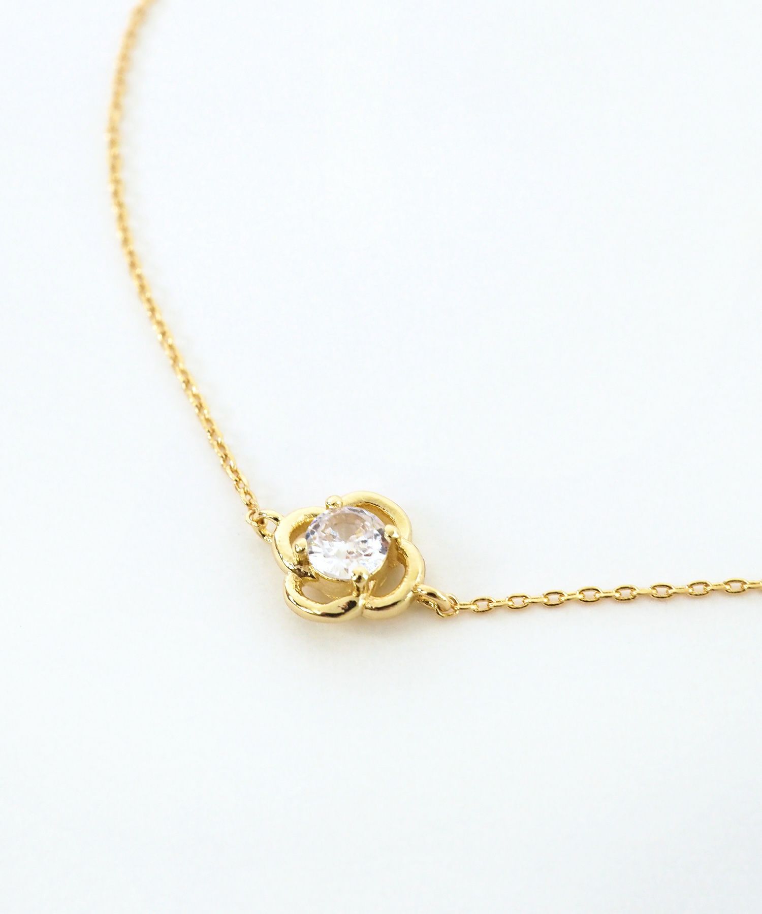 フラワーストーンブレスレット【MUK】