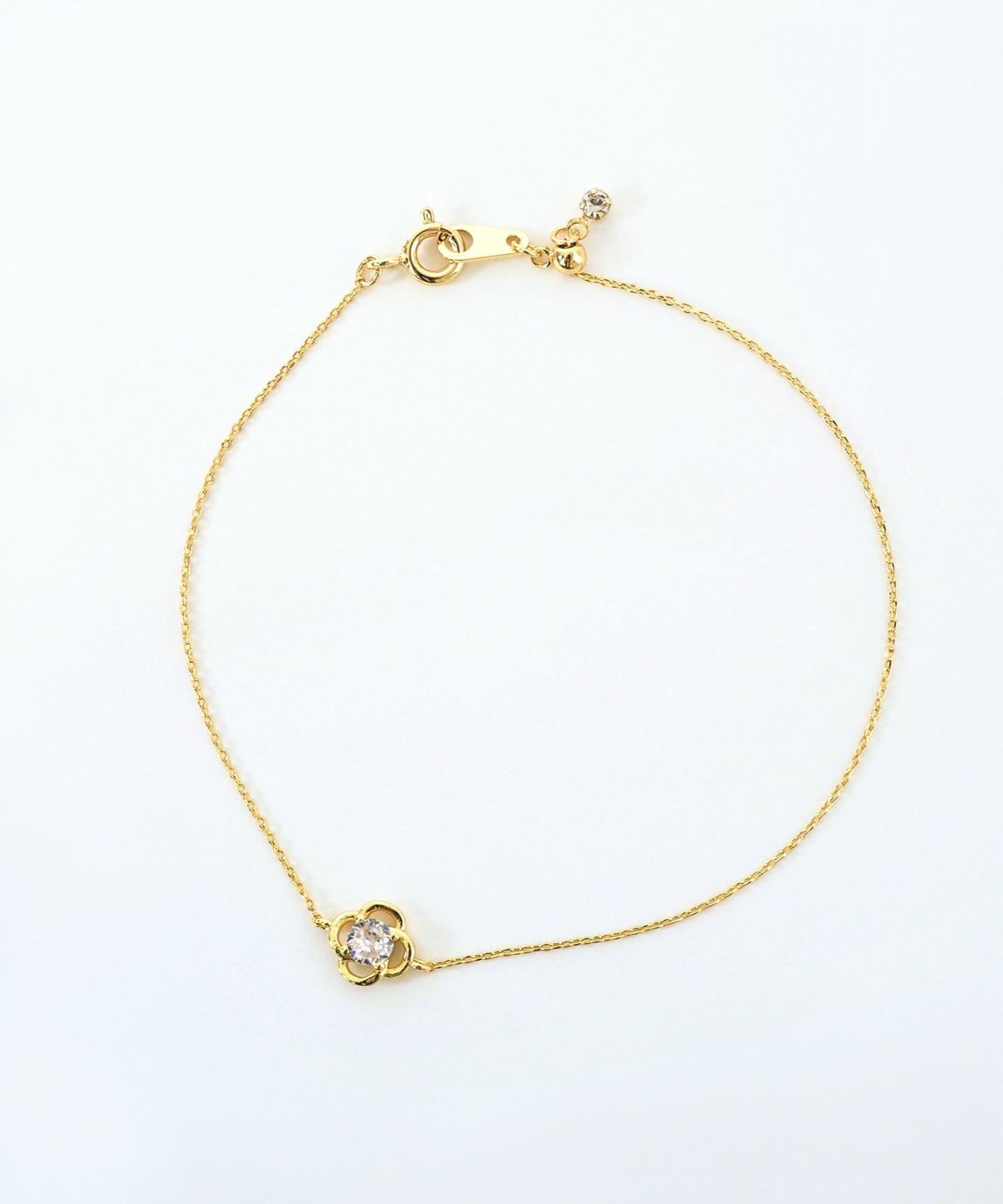 フラワーストーンブレスレット【MUK】