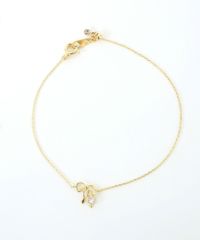 リボンストーンブレスレット【MUK】