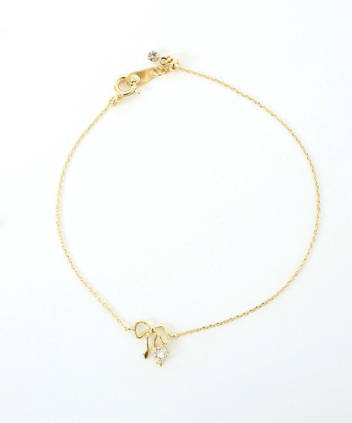 リボンストーンブレスレット【MUK】