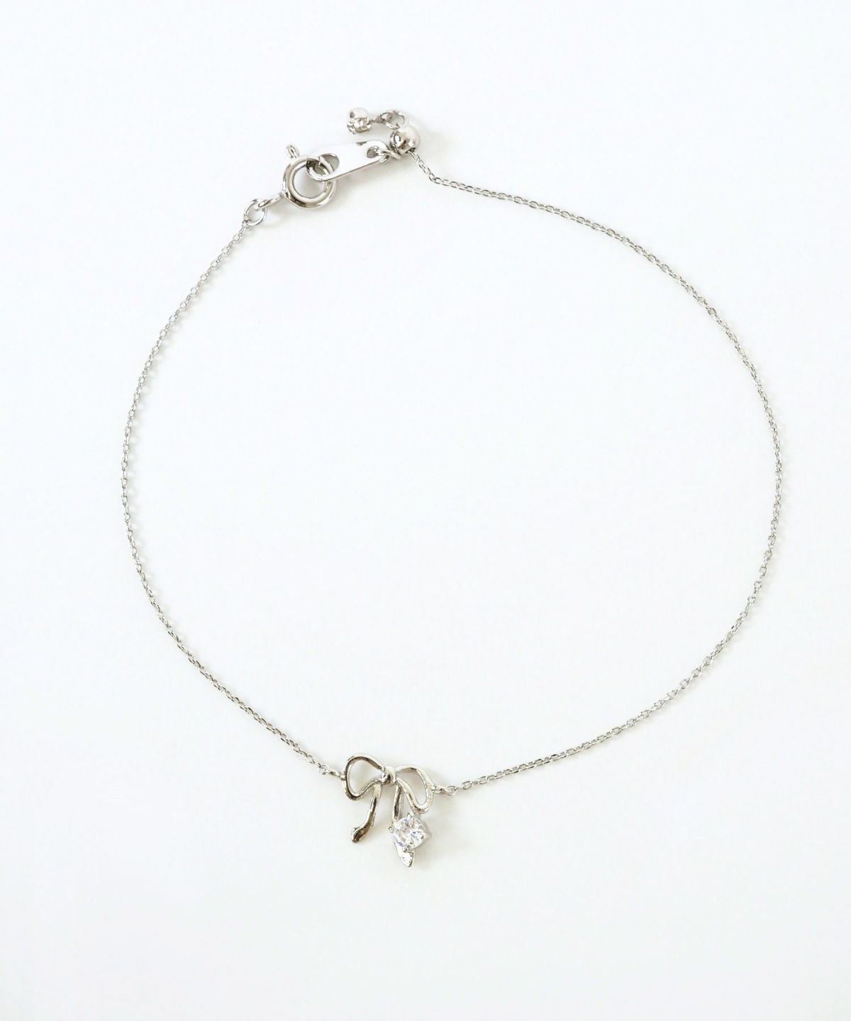 リボンストーンブレスレット【MUK】