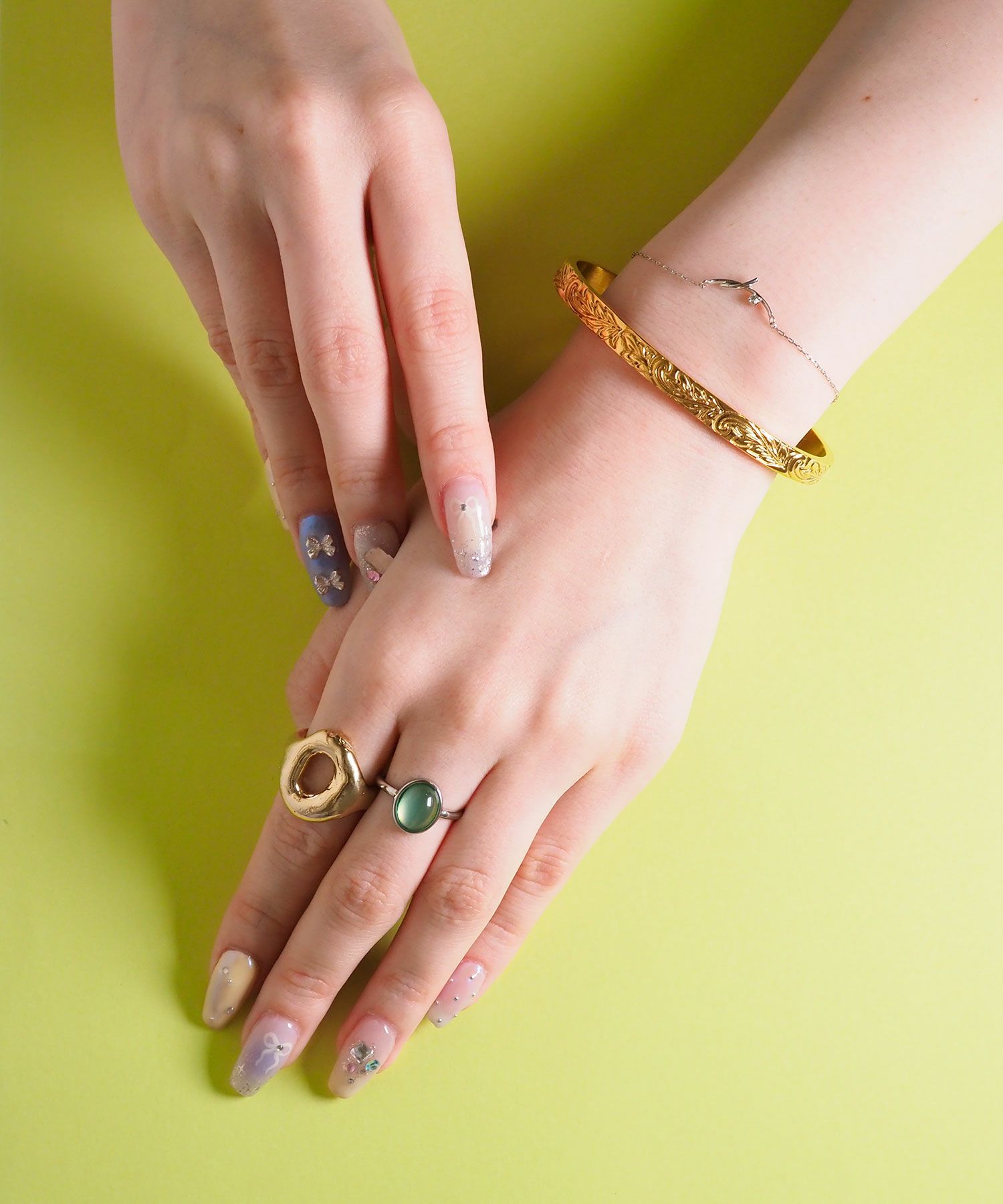 ニュアンスラインブレスレット