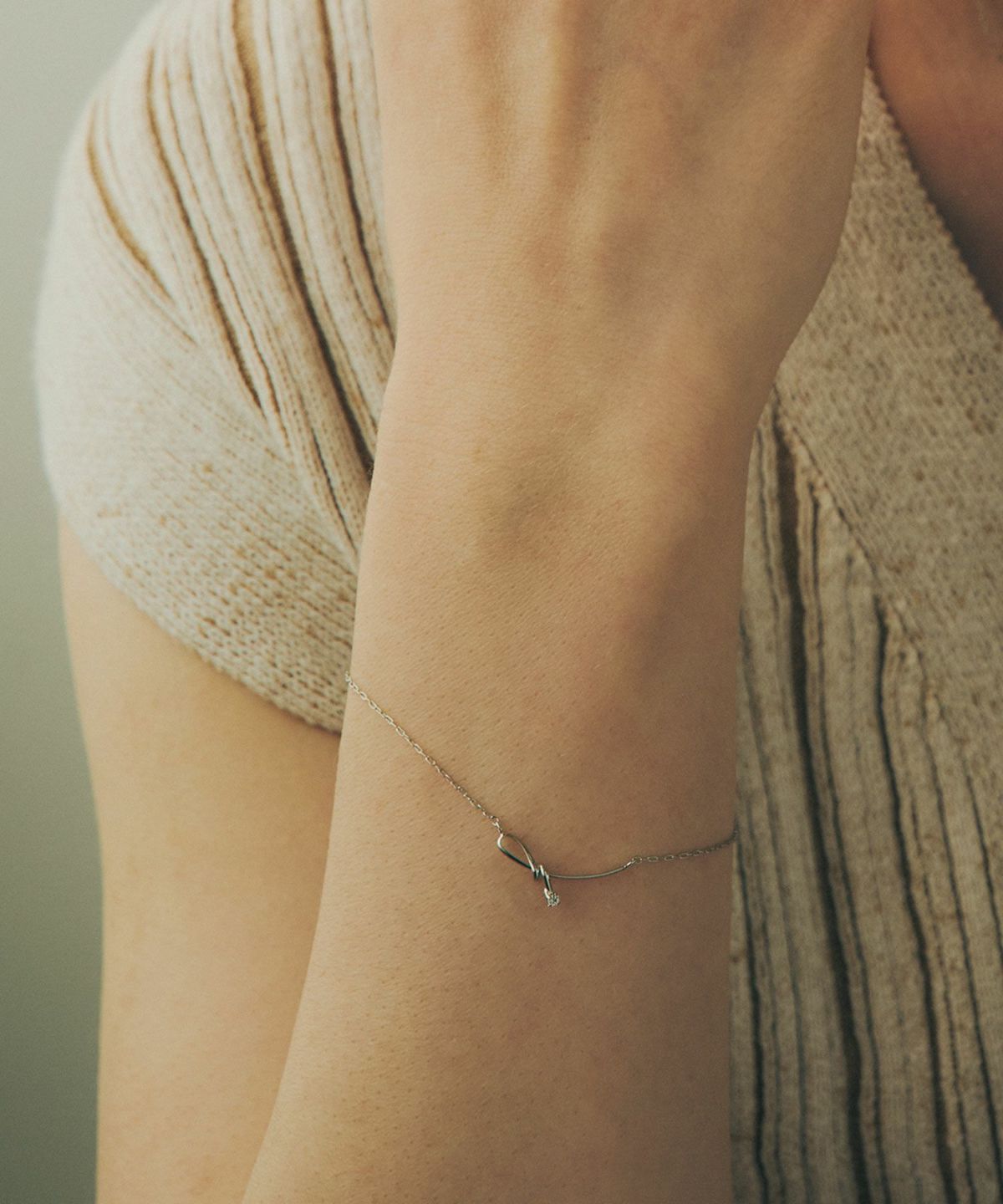 ノットラインブレスレット【MUK】