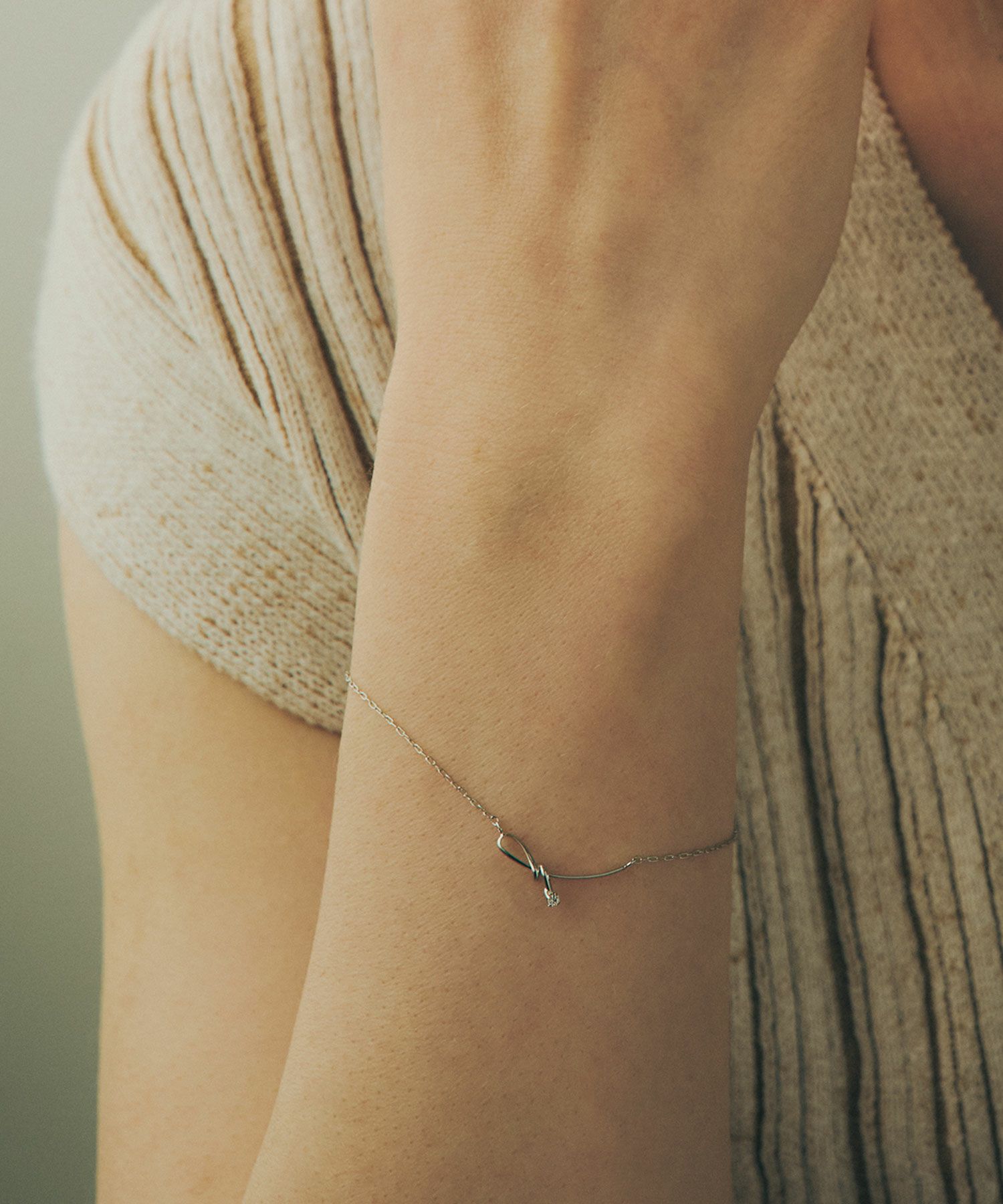 ノットラインブレスレット【MUK】