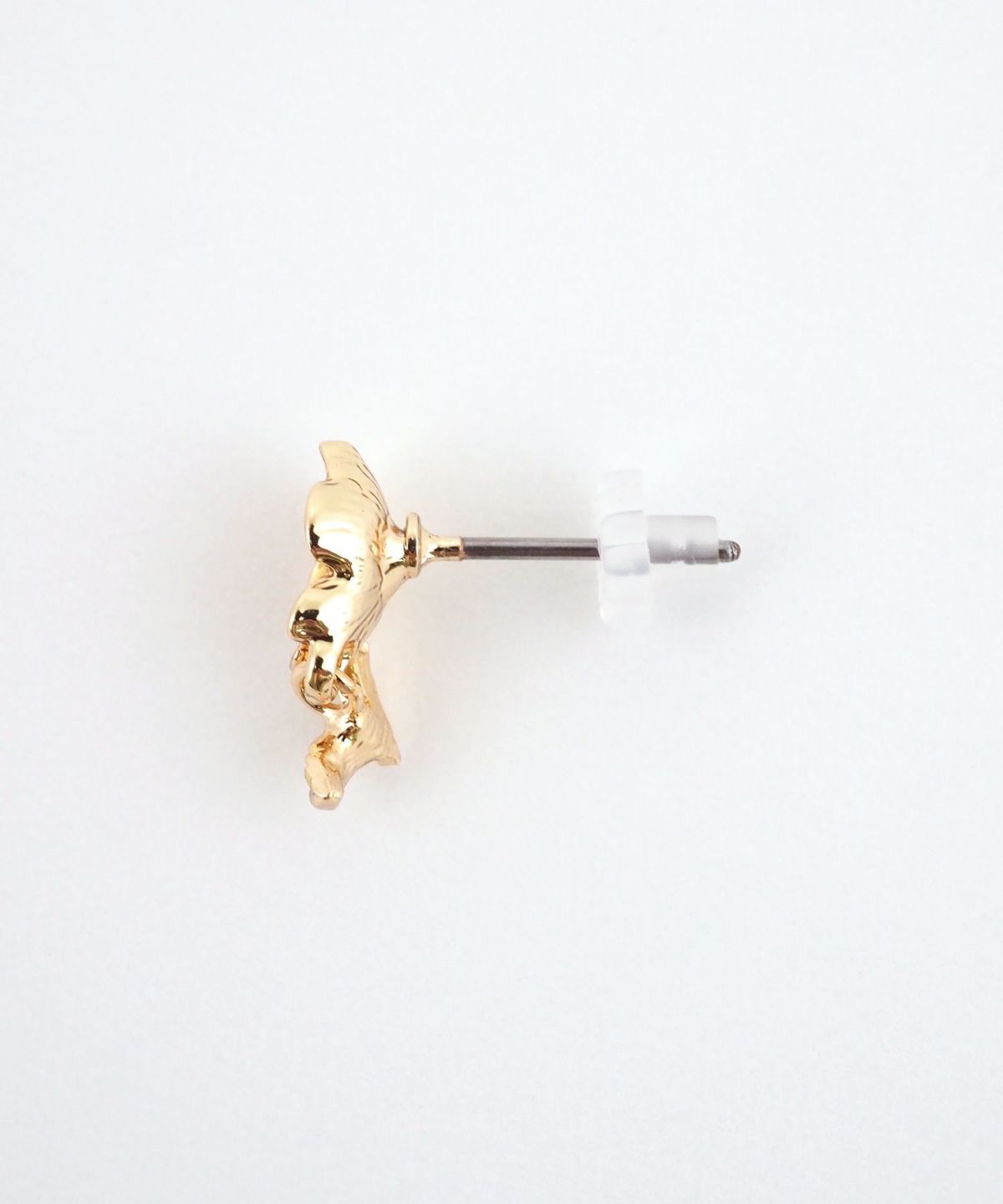 スイングリーフパンジーエポチタンポストピアス