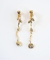 ローズロングイヤリング【MUK shady sophy】