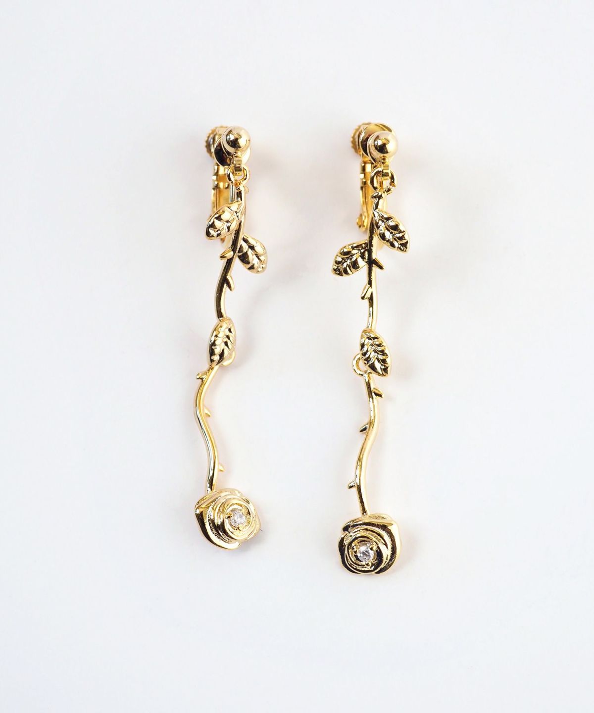 ローズロングイヤリング【MUK shady sophy】