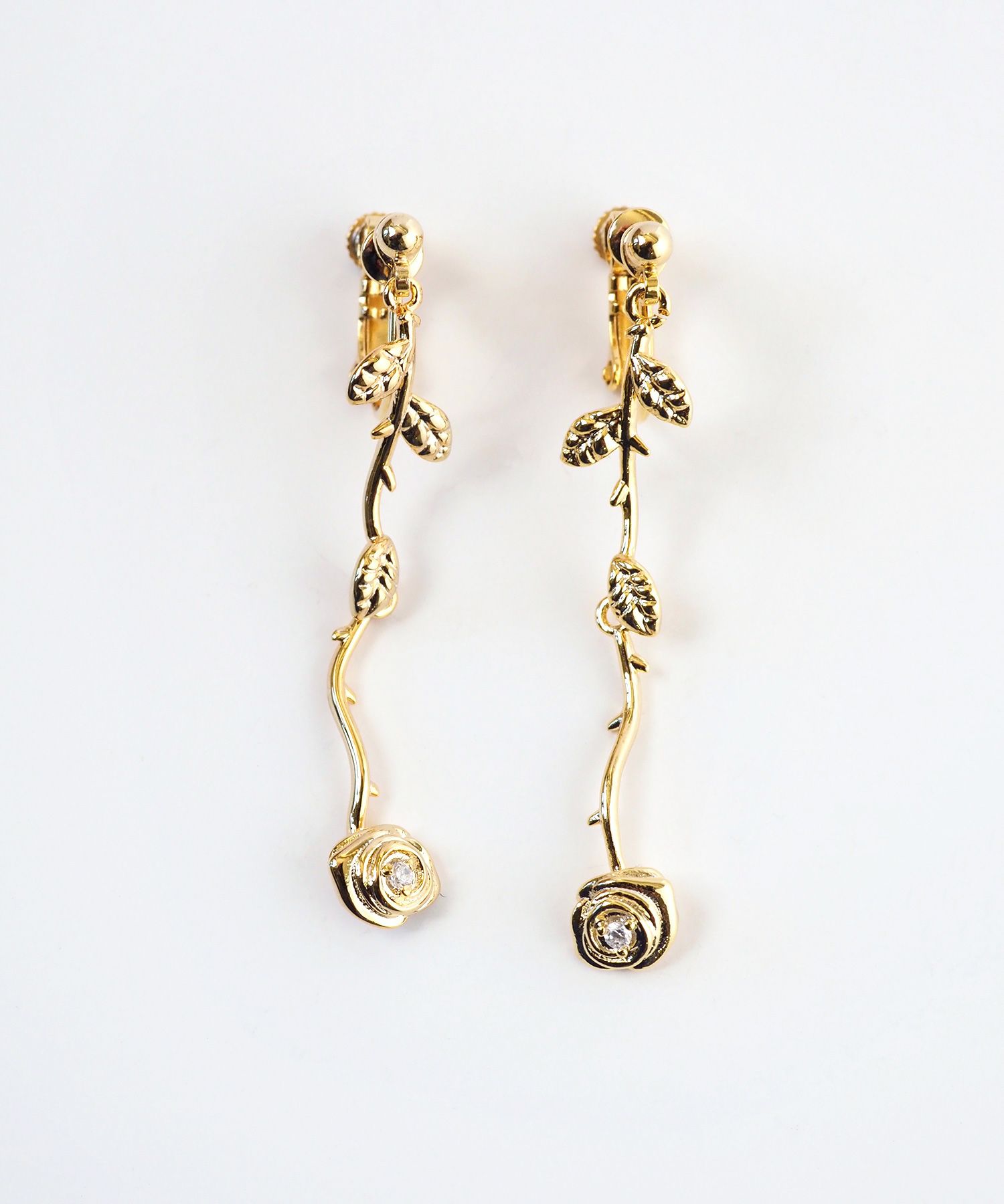 ローズロングイヤリング【MUK shady sophy】