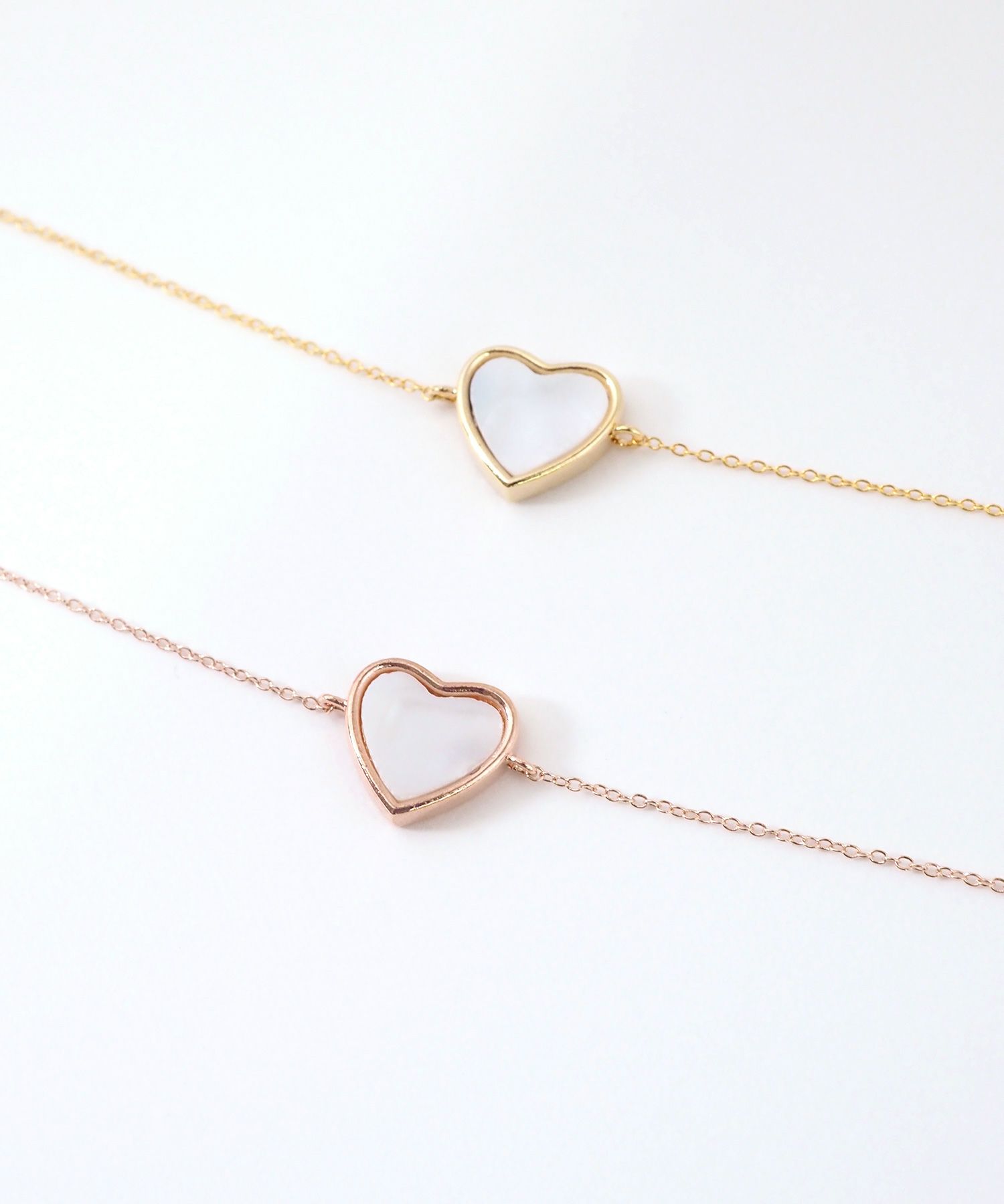 シェルハートブレスレット【MUK shady sophy】