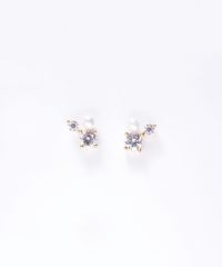 ジルコニアパールサージカルステンレスピアス