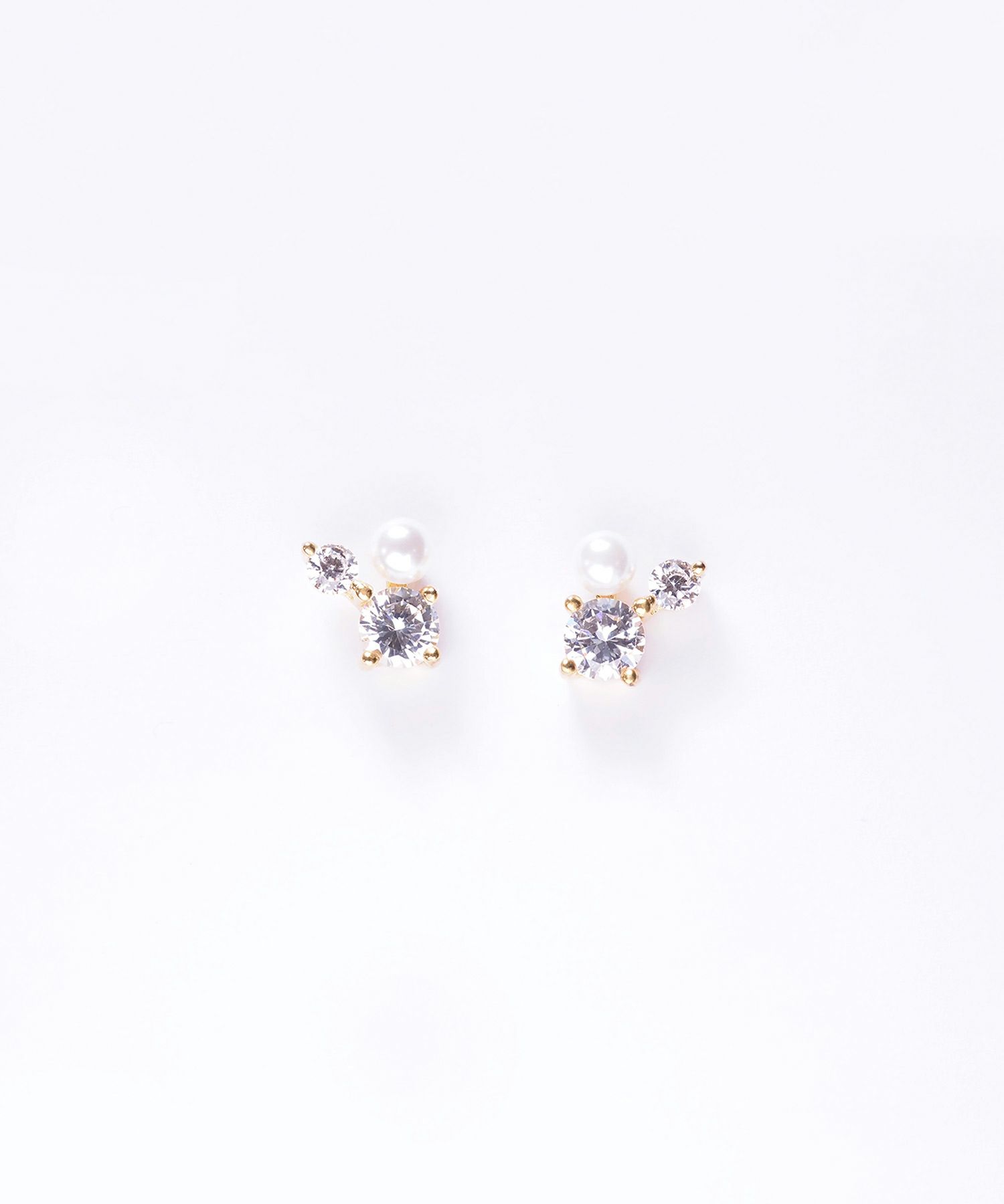 ジルコニアパールサージカルステンレスピアス