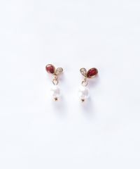 リーフジルコニアサージカルステンレスピアス