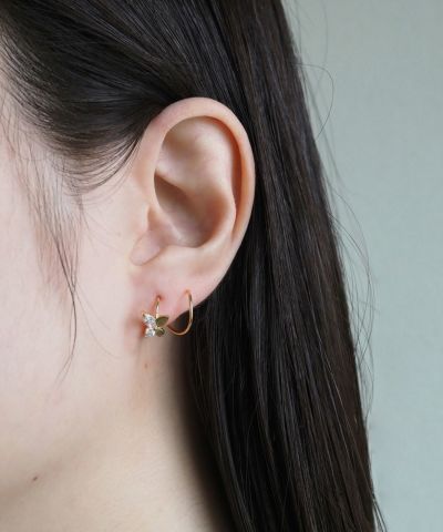 メタルフラワーフープピアス2 | 【公式】MUK ONLINE SHOP｜人気