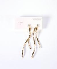 ツイストウェーブバーIMFスプリングイヤリング