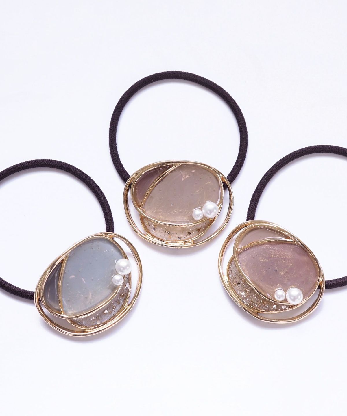 カラーオーバルラインポニー