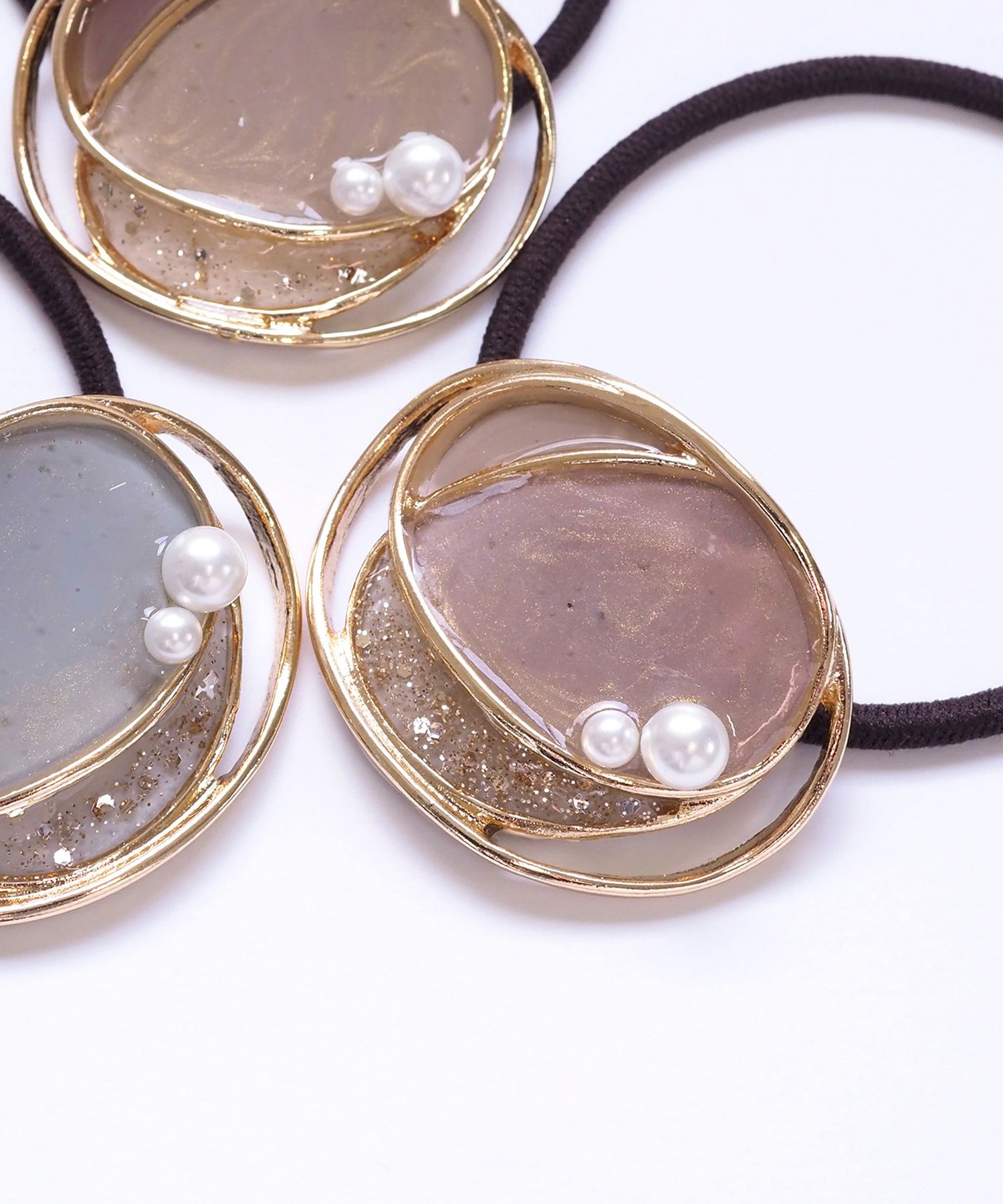 カラーオーバルラインポニー