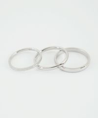 カットワークステンレスセットリング