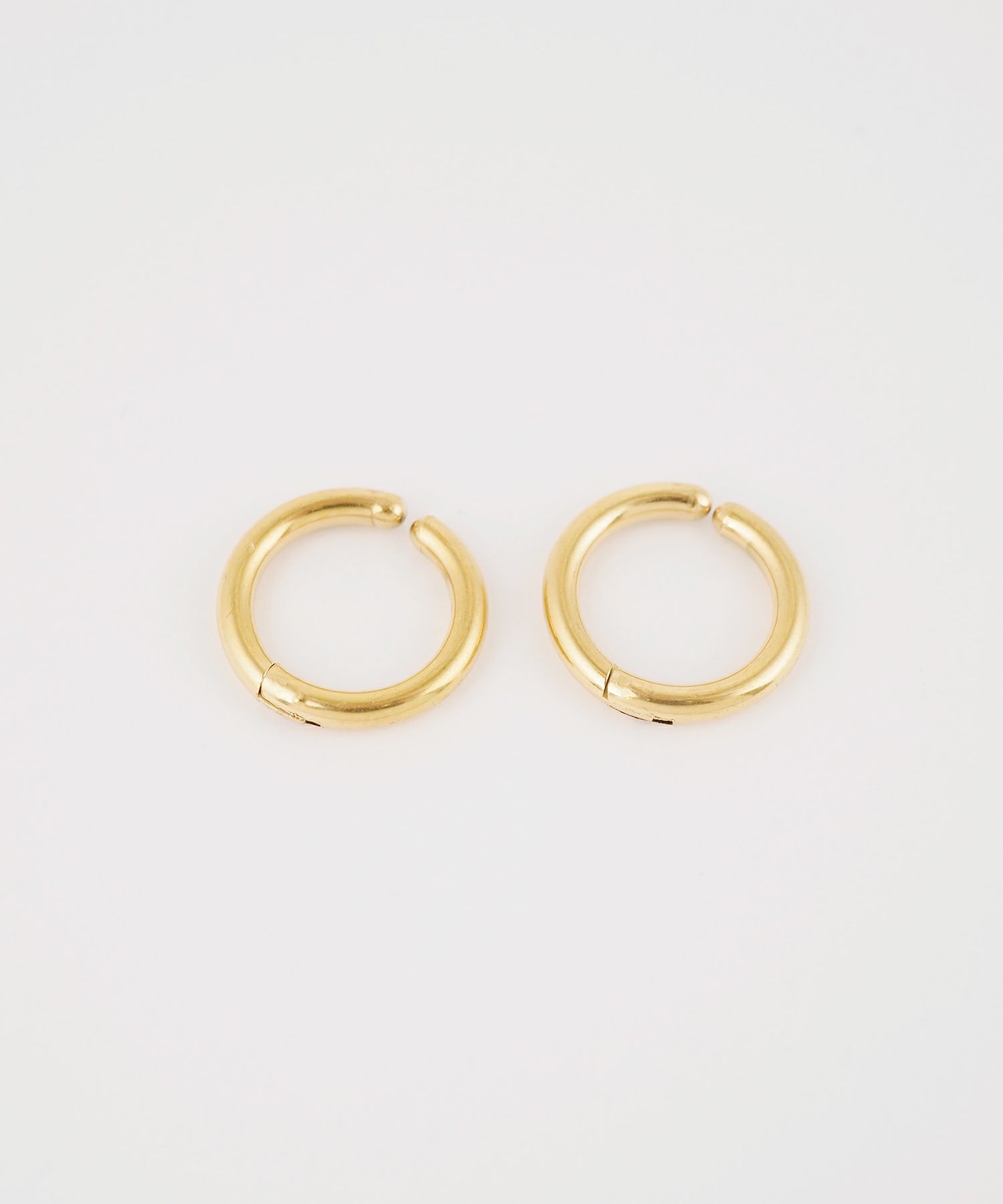 フープワンタッチステンレスイヤリング