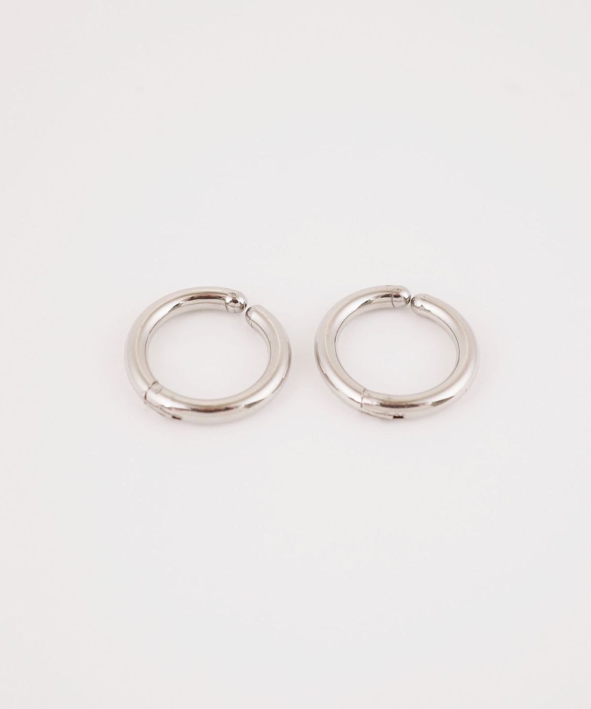 フープワンタッチステンレスイヤリング