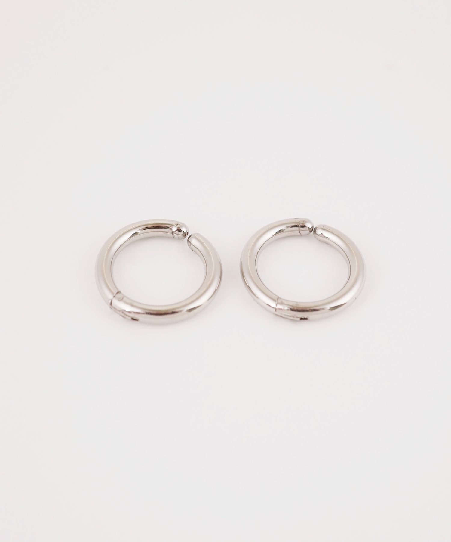 フープワンタッチステンレスイヤリング