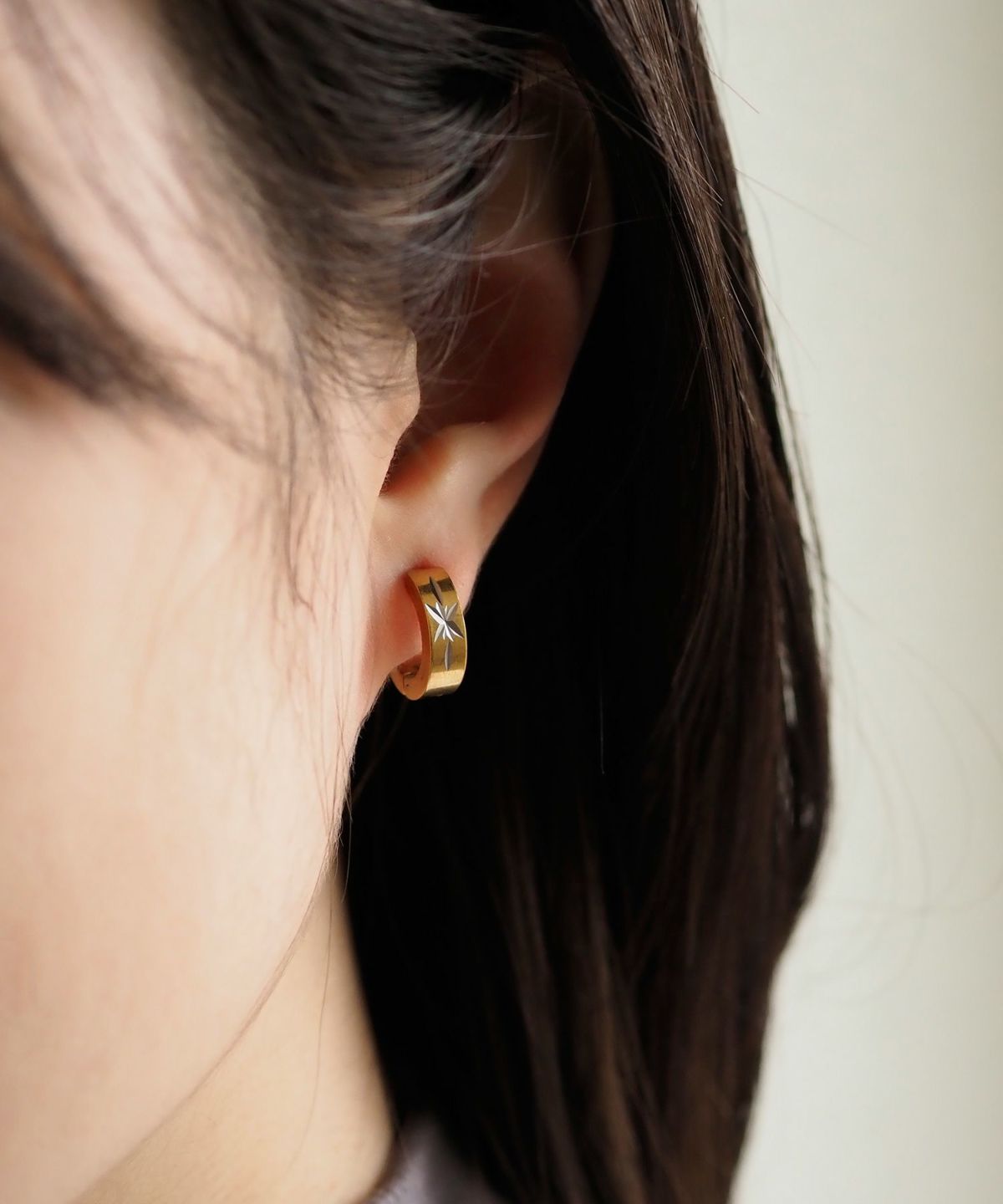 スターリーワンタッチステンレスイヤリング