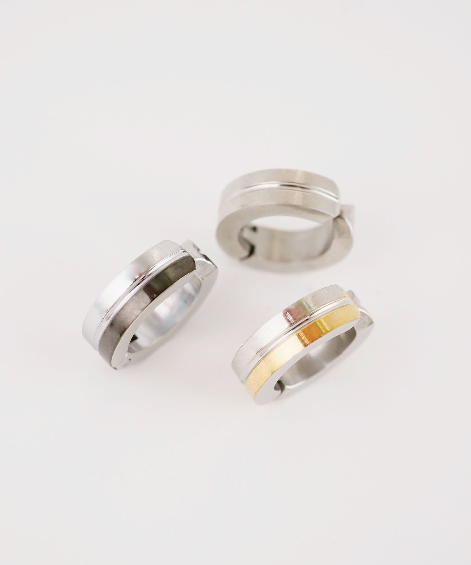 ラインワンタッチステンレスイヤリング