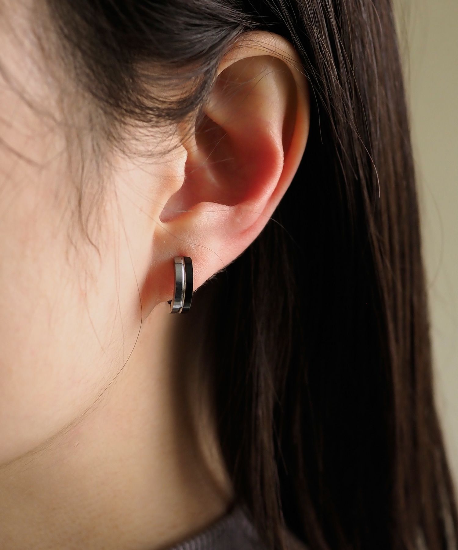 ラインワンタッチステンレスイヤリング