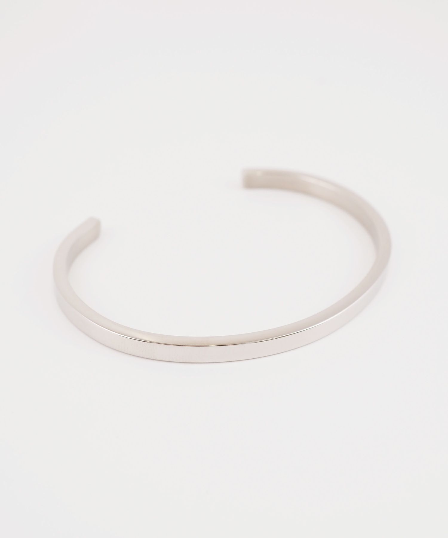 平打ちステンレスブレスレット