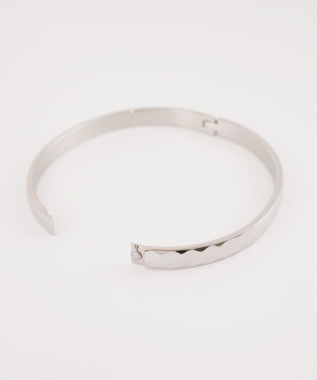 ダイヤカットステンレスブレスレット