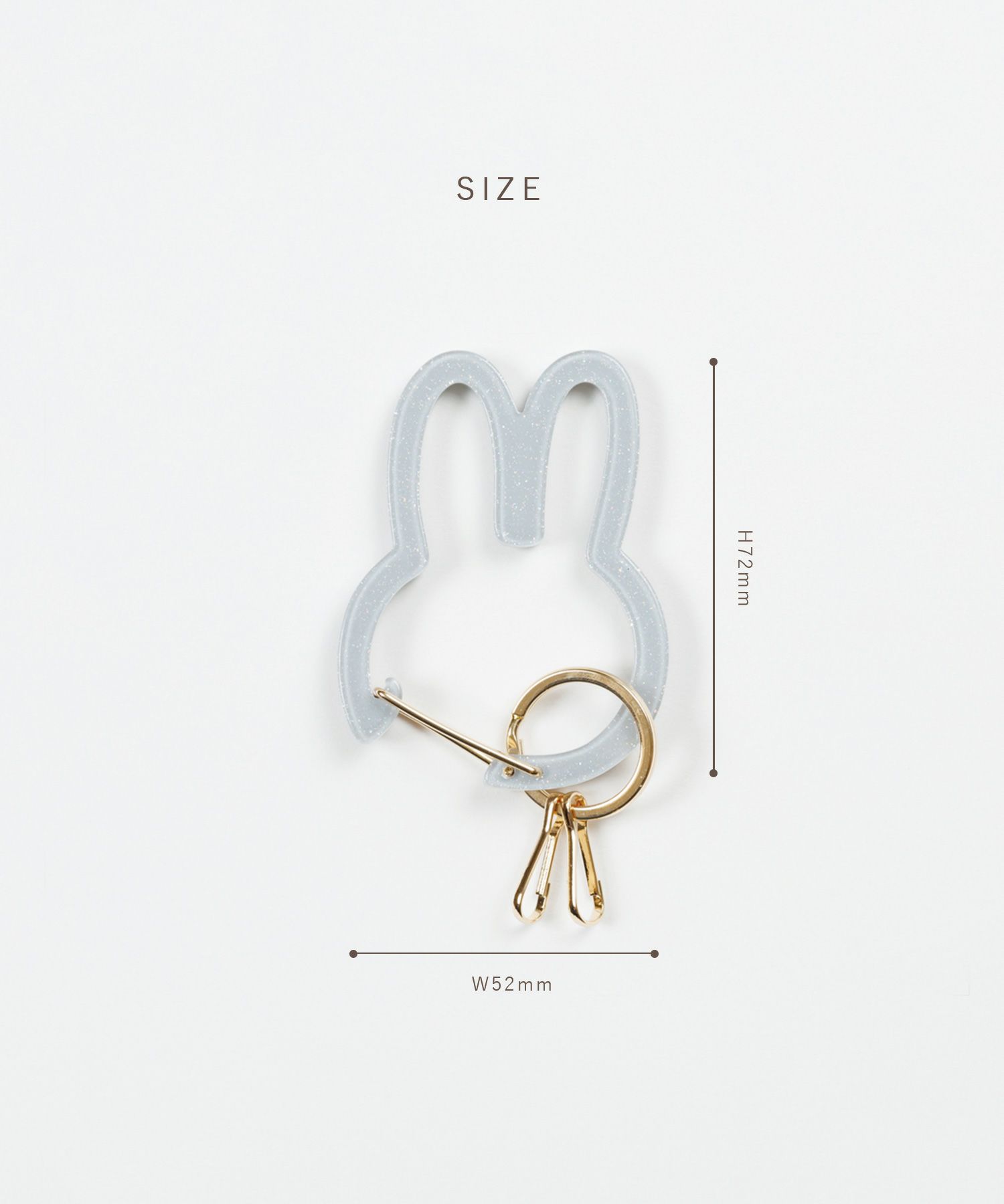 ミッフィー アクリルカラビナチャーム