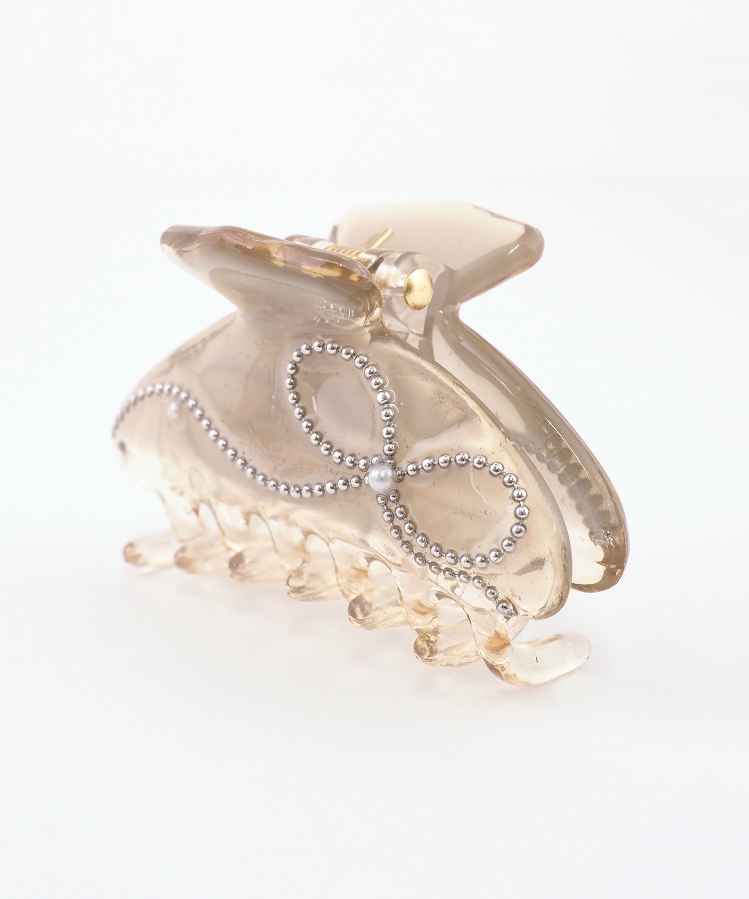 リボンパターンミニバンスクリップ