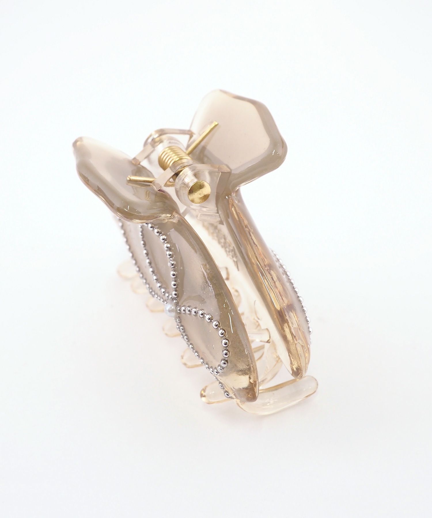 リボンパターンミニバンスクリップ