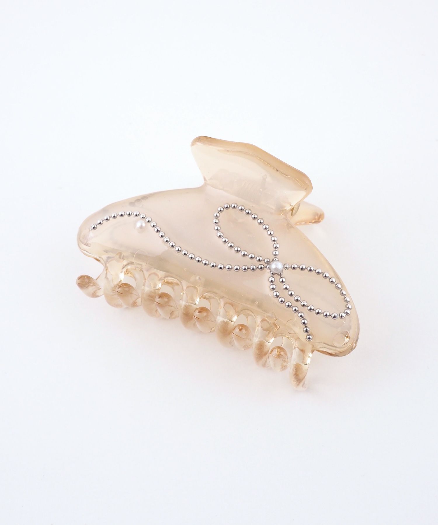 リボンパターンミニバンスクリップ