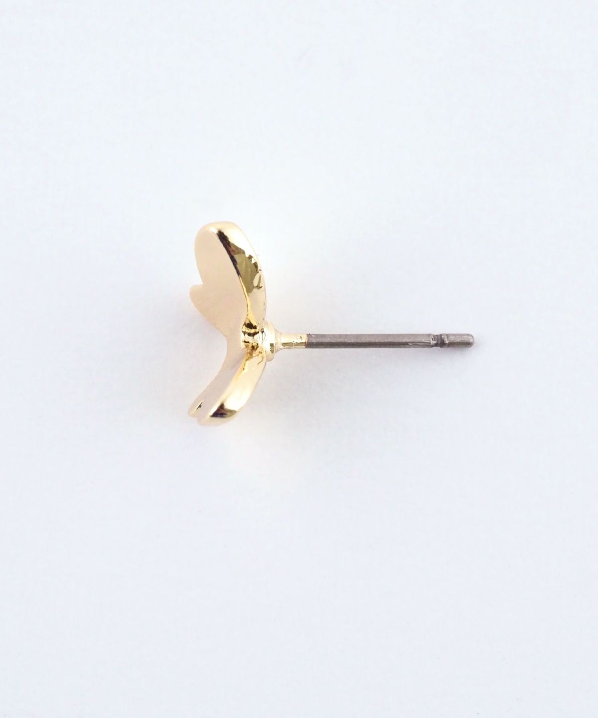 バタフライフラワー2wayチタンポストピアス