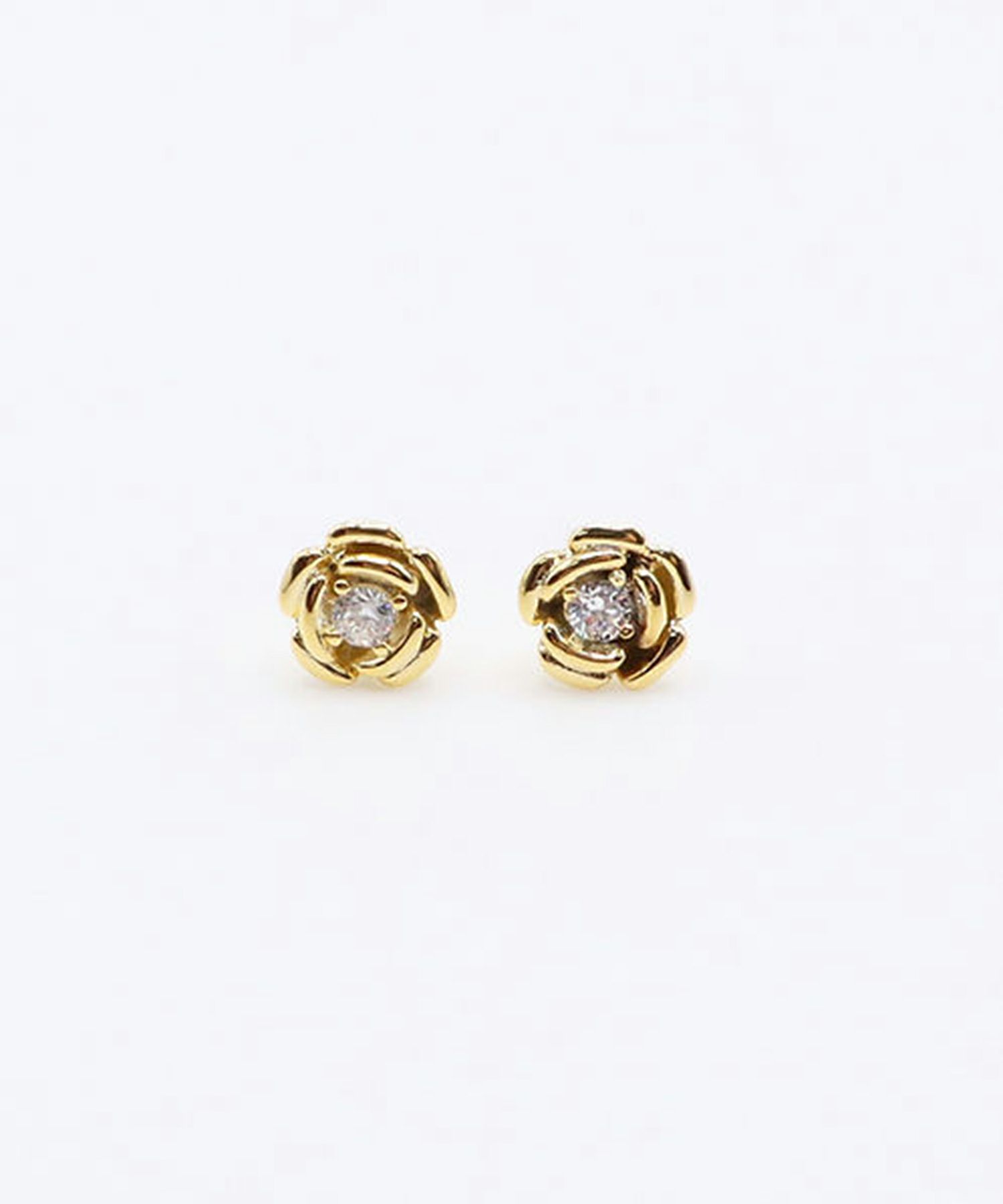 プチローズチタンポストピアス